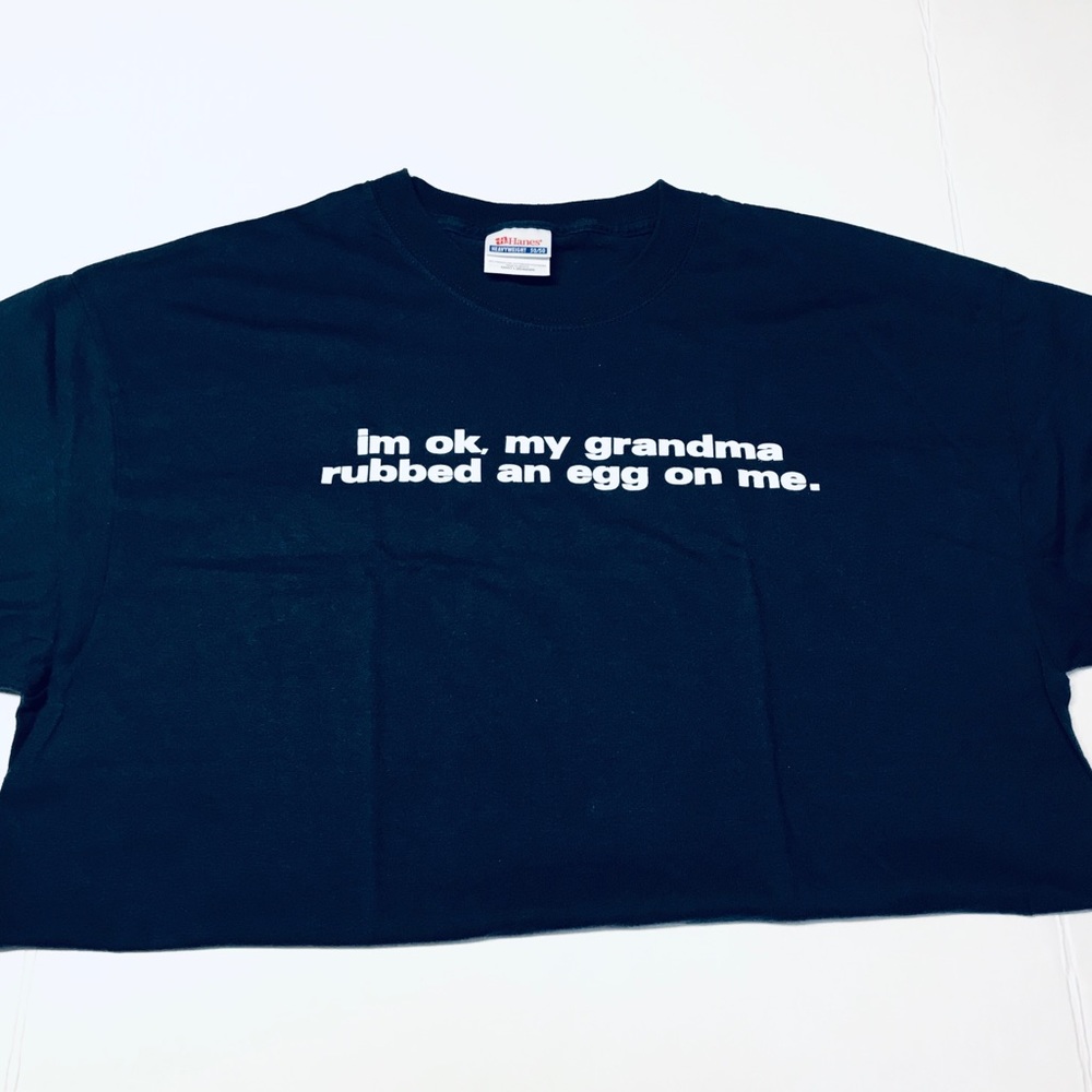 Inka Sama T-shirt Dark Blue double-sided. L unisex